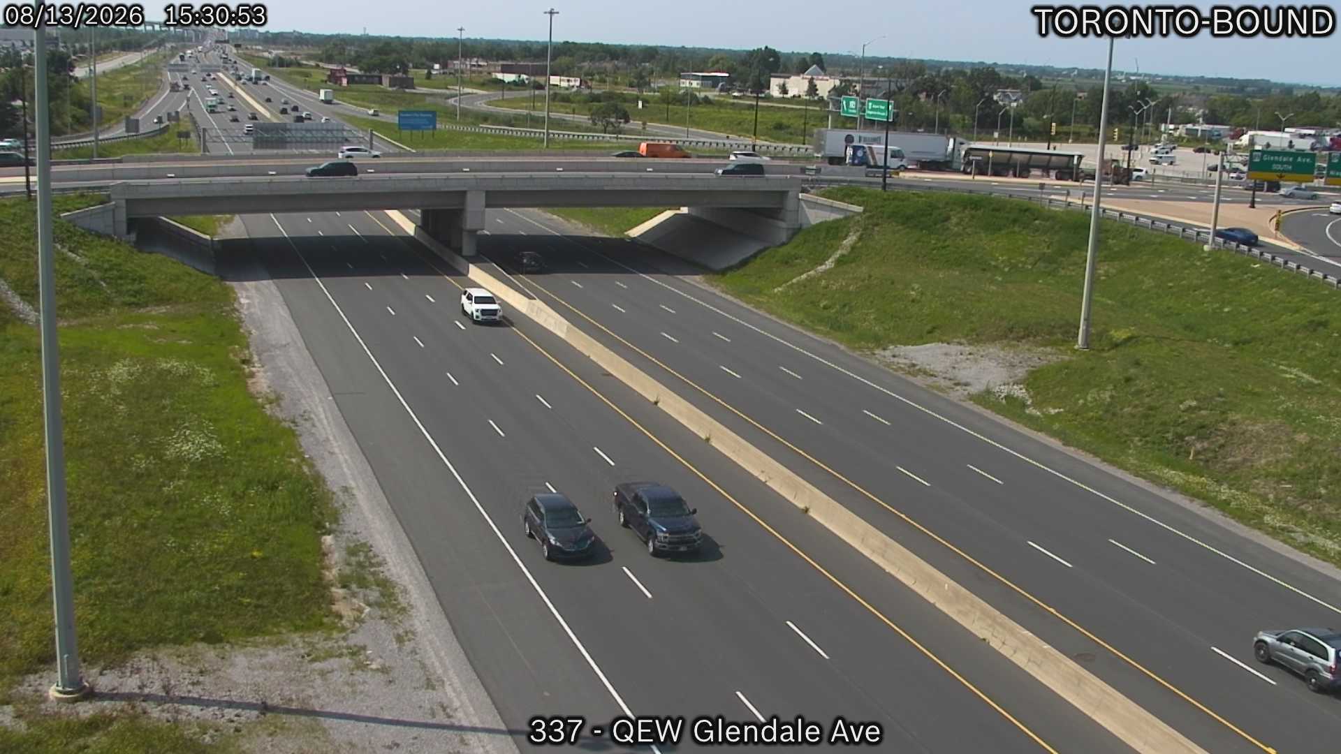 QEW near Glendale Avenue