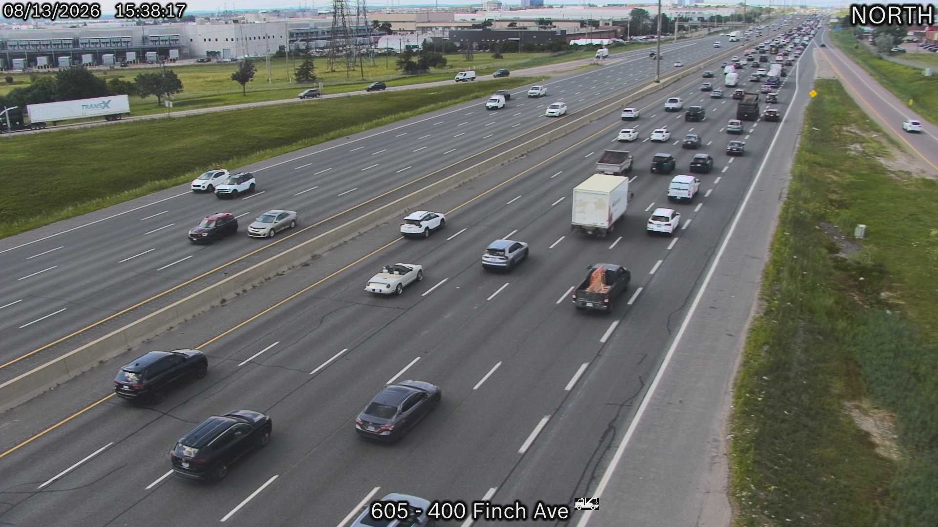 Highway 400 near Finch Avenue