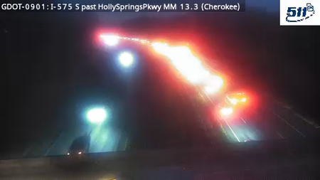 GDOT-0901: I-575 S past HollySpringsPkwy MM 13.3 (Cherokee)