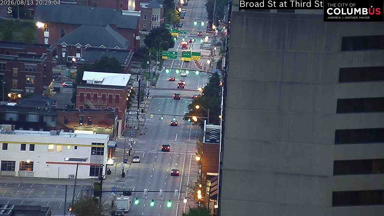 (City of Columbus) Broad St at 3rd St