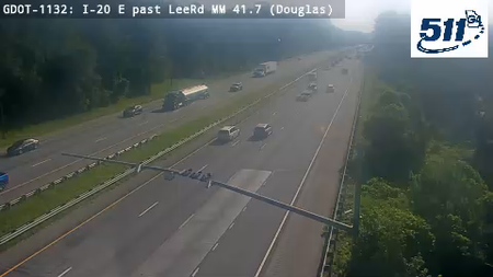 GDOT-1132: I-20 E past LeeRd MM 41.8 (Douglas)