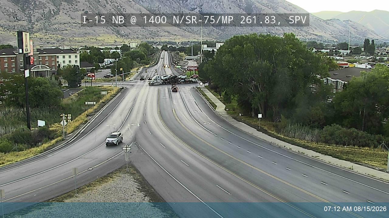 I-15 NB @ 1400 N / SR-75 / MP 261.83, SPV