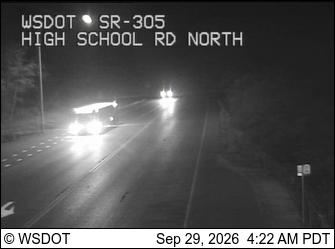 SR 305 at MP 0.2: High School Rd North