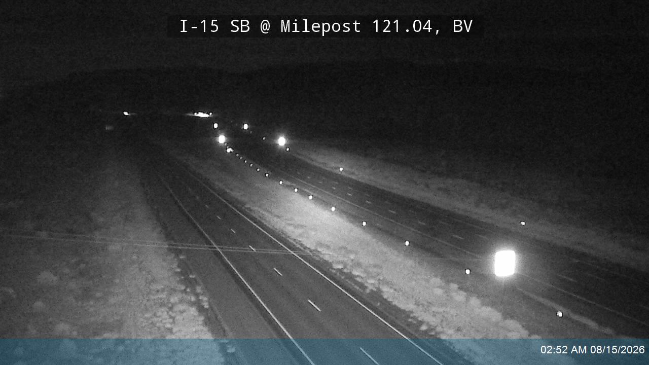 I-15 SB @ Milepost 121.04, BV