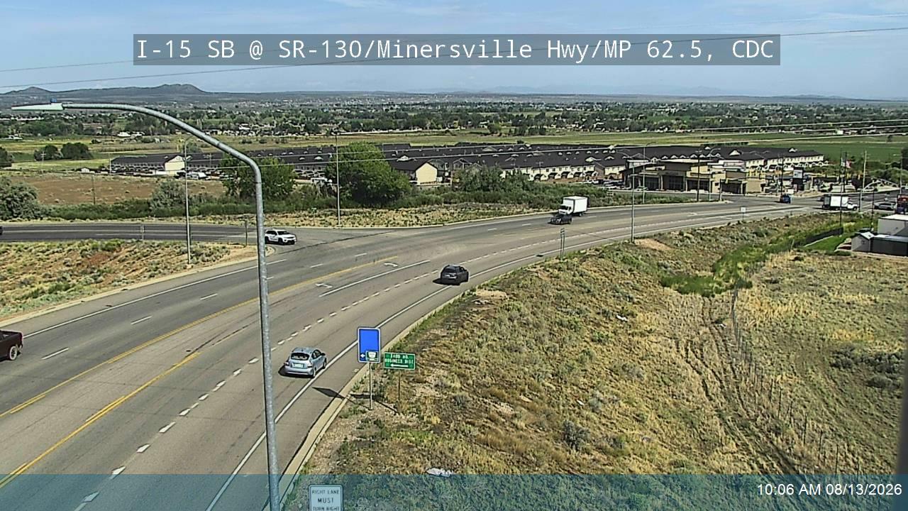 I-15 SB @ SR-130 / Minersville Hwy / MP 62.5, CDC                                                   