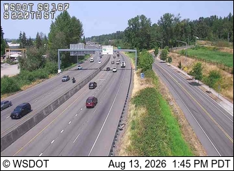 SR 167 at MP 21.8: S 220th St