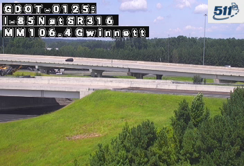 GDOT-0125: I-85 N at SR316 MM 105.9 (Gwinnett)
