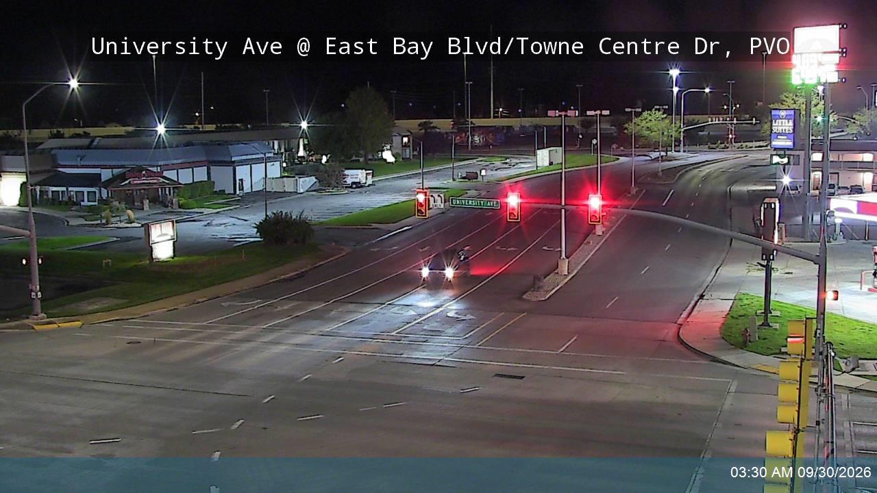 University Ave / US-189 @ East Bay Blvd / Town Center Dr / 1420 S, PVO