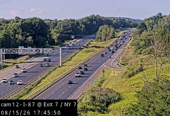 I-87 NB at Exit 7 - NY 7