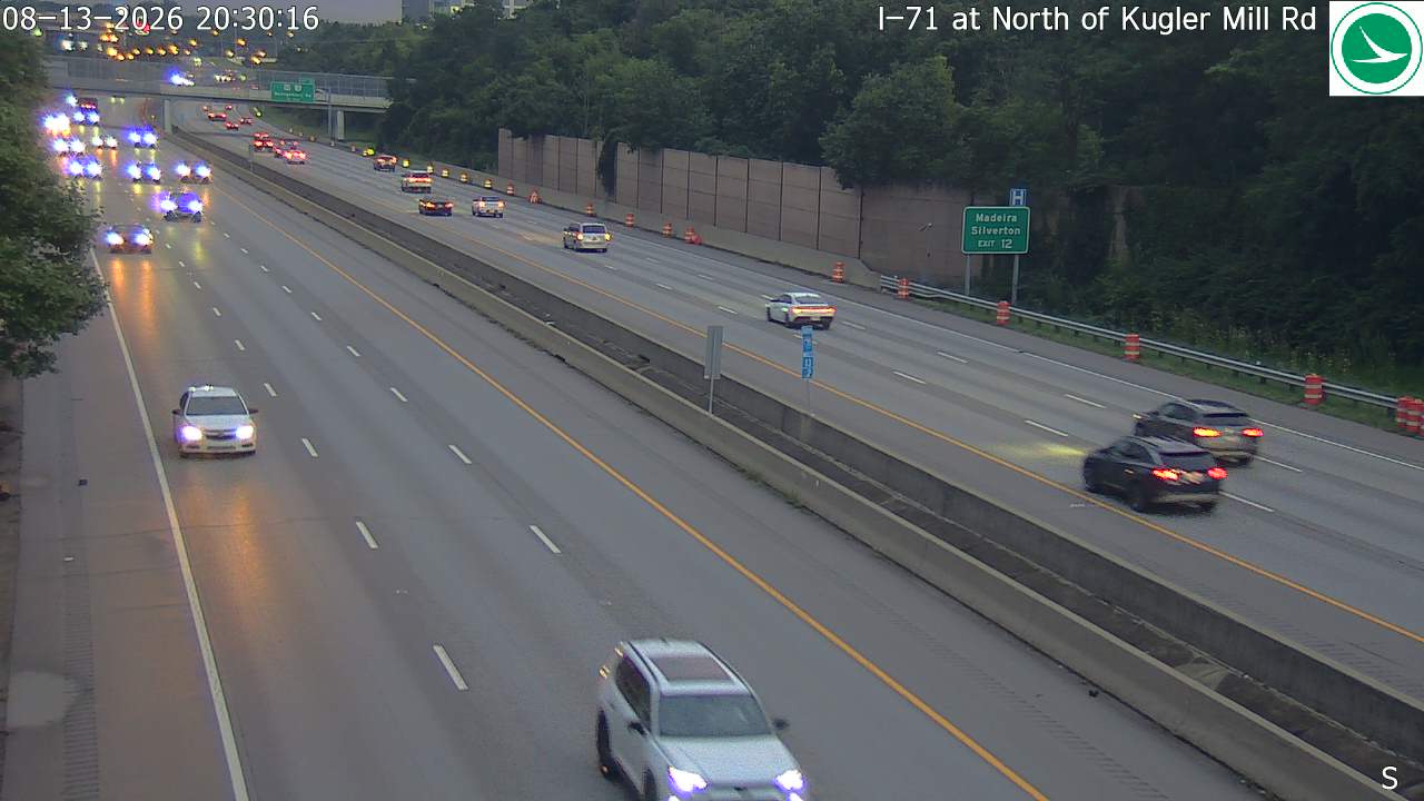 I-71 at North of Kugler Mill Rd