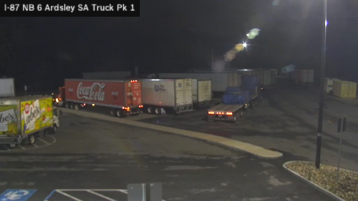 I-87 MP 006.00 NB Ardsley Service Area Truck Park 1