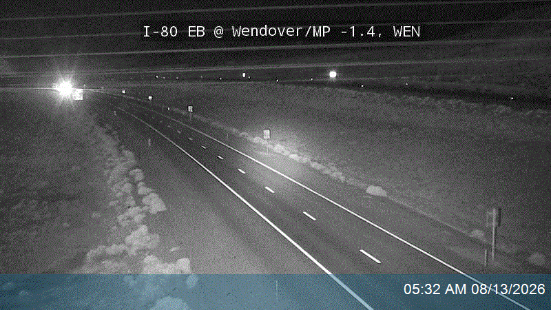 I-80 EB @ Wendover / UT MP -1.4 / NV MP 409.25, WEN                                                 