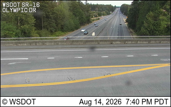 SR 16 at MP 10.7: Olympic Drive