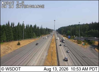 I-5 at MP 142: SR 18 Interchange