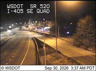 SR 520 at MP 7: I-405 SE Quad