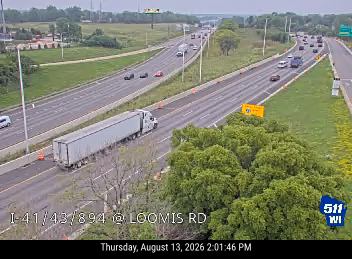 I-41/43/894  - I-41/43/894 at Loomis Rd