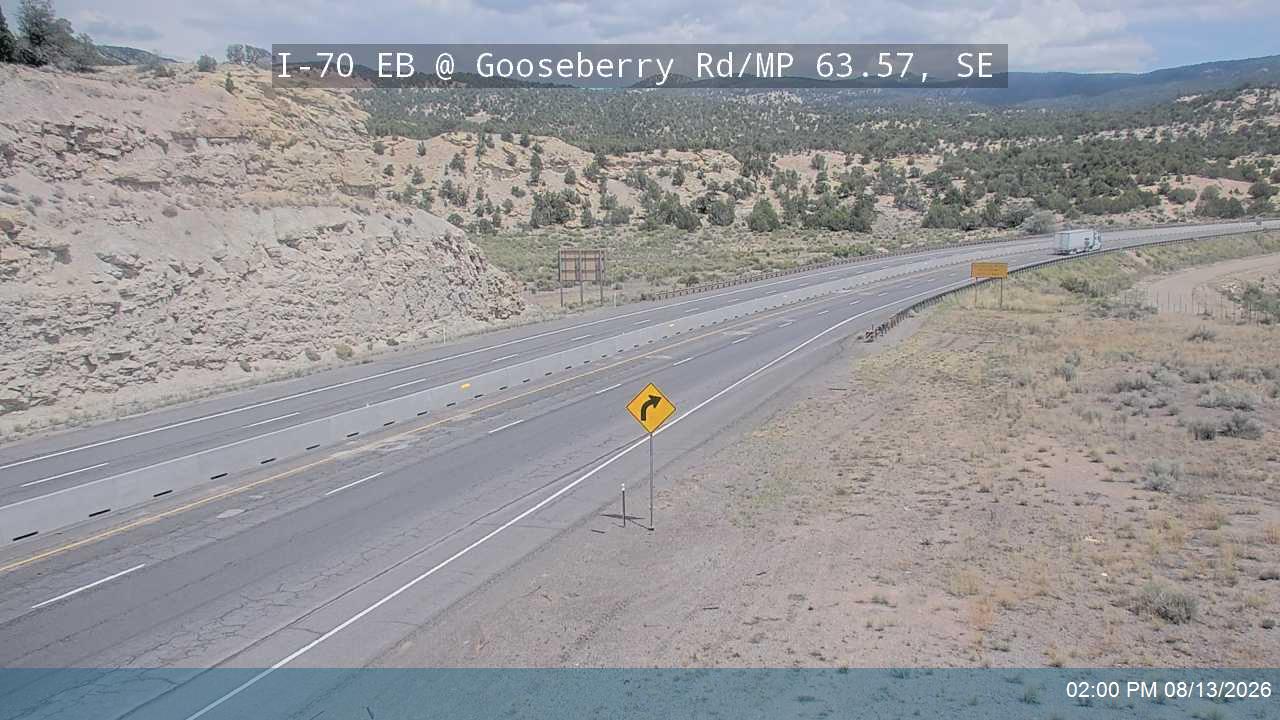 I-70 EB @ Gooseberry Rd / MP 63.57, SE