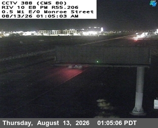 I-10 : (388)  0.5 Mi E/O Monroe St