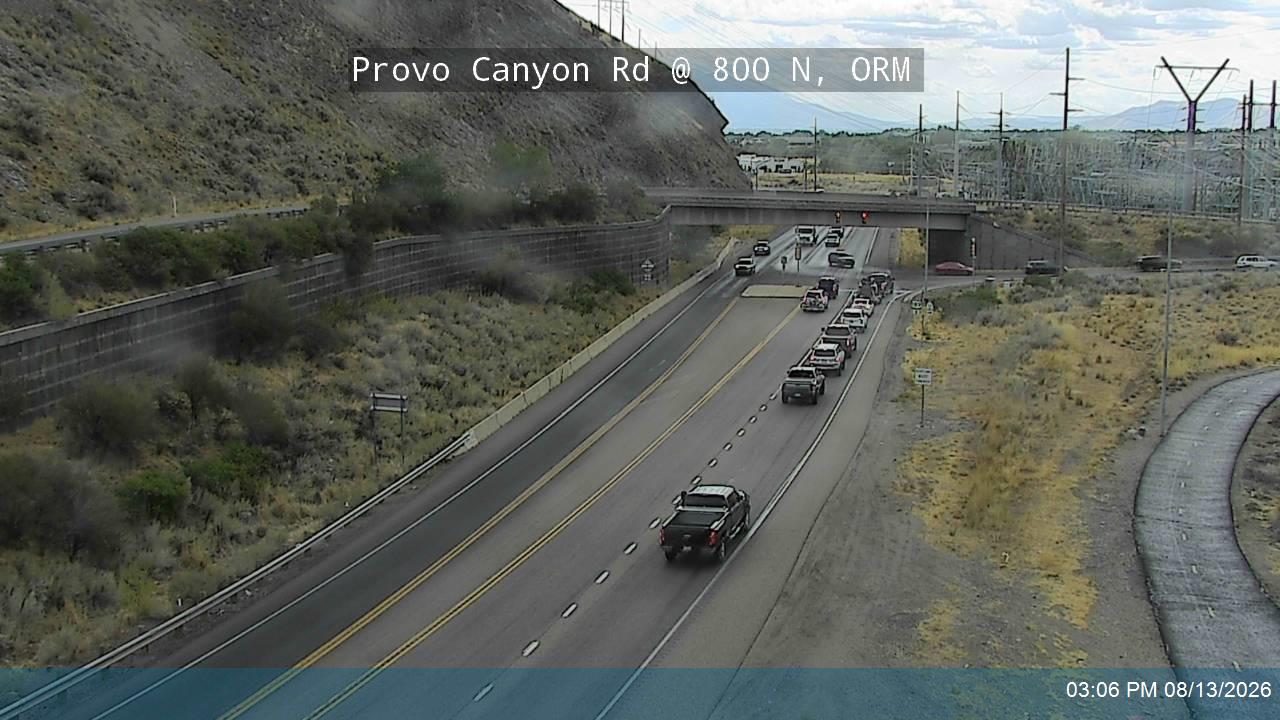 Provo Canyon Rd / US-189 @ 800 N / SR-52, ORM