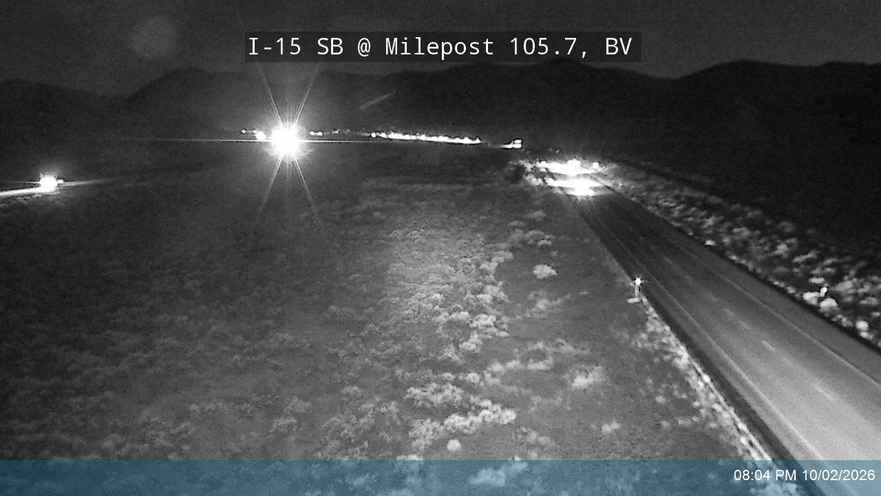 I-15 SB @ Milepost 105.7, BV
