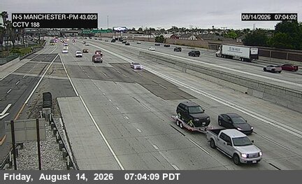 I-5 : (188) Manchester Avenue (South of Stanton)