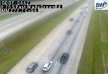GDOT-0442: I-75 S past WadeGreenRd MM 272.4 (Cobb)