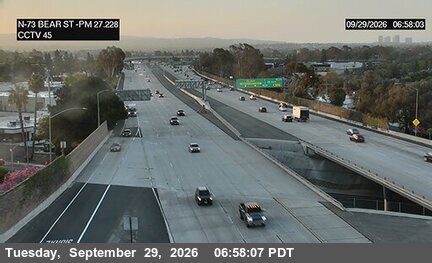CA-73 - SR-73 : (45) Bear Street - North