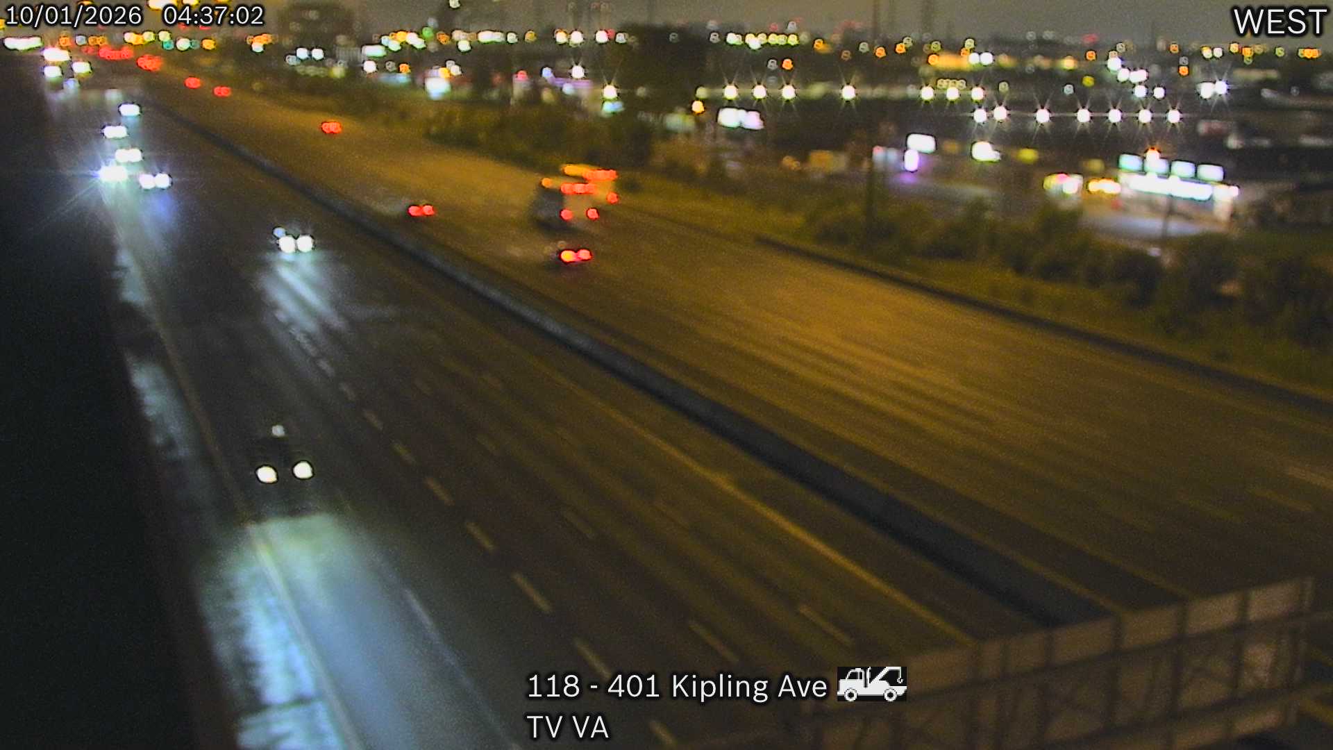 Highway 401 at Kipling Avenue
