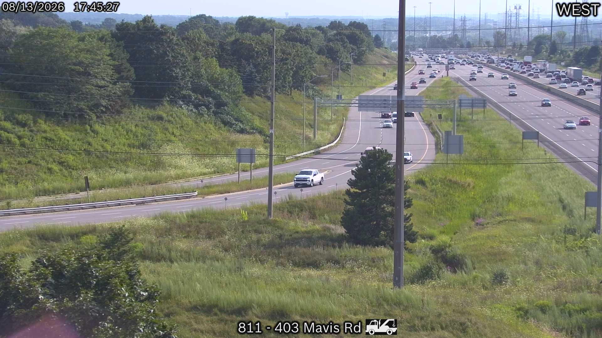 Highway 403 near Mavis Road