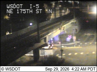 I-5 at MP 176.2: NE 175th St, NB
