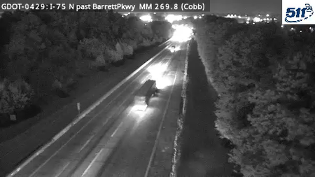GDOT-0429: I-75 N past BarrettPkwy MM 269.8 (Cobb)