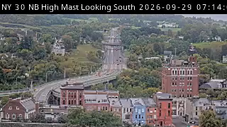 NY 30 NB High Mast Looking South