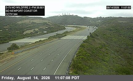 SR-73 : (344) South of Newport Coast Drive A