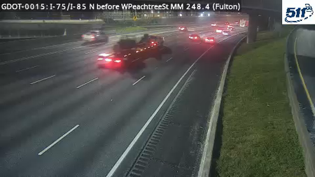 GDOT-0015: I-75/I-85 N before WPeachtreeSt MM 248.4 (Fulton)