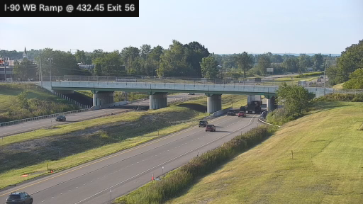 I-90 MP 432.50 WB at Interchange 56 (Blasdell)