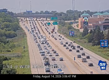 I-94  - I-94 at W of Brookfield Rd