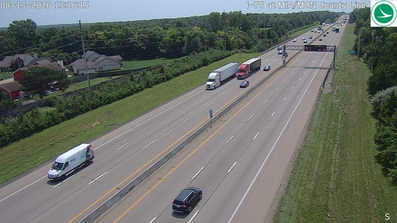 I-75 at MIA/MON County Line