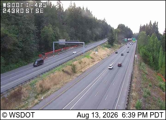 I-405 at MP 25.1: 243rd St SE