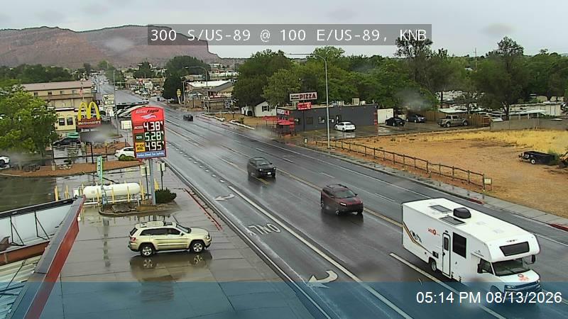 300 S / US-89 @ 100 E / US-89/US-89A, KNB                                                           
