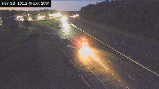 I-87 MP 101.20 SB at Interchange 20 (Saugerties)
