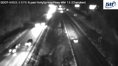 GDOT-0903: I-575 N past HollySpringsPkwy MM 15 (Cherokee)