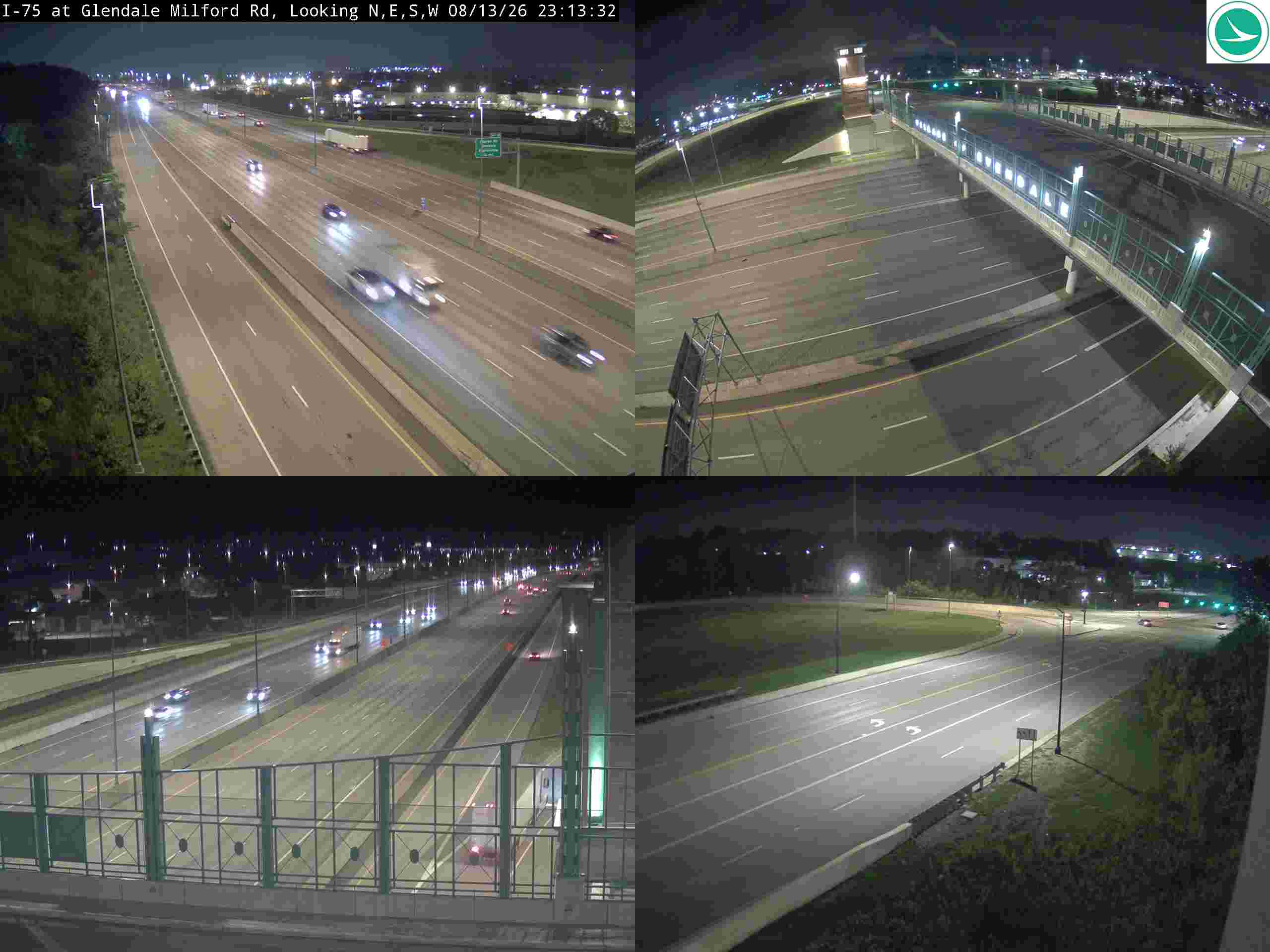 I-75 at Glendale Milford Rd