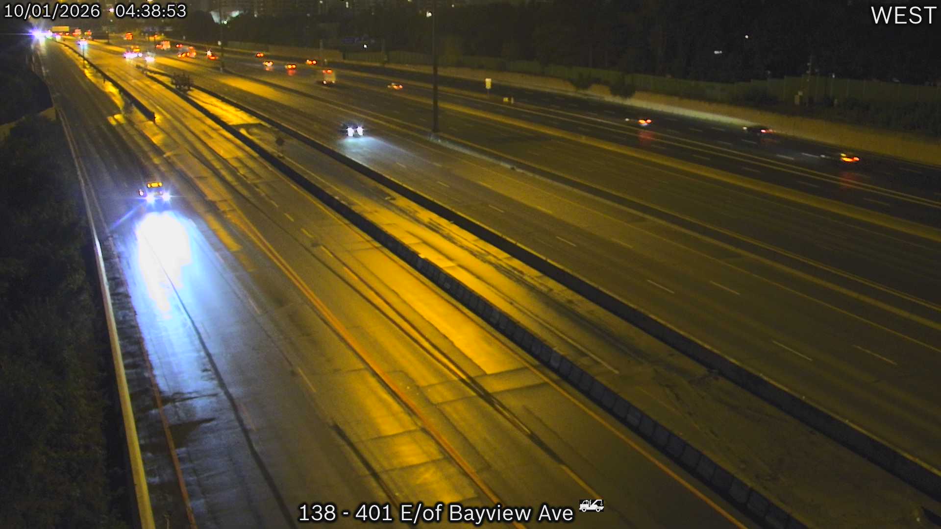 Highway 401 East of Bayview Avenue