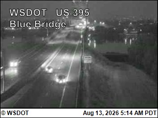 US 395 at MP 19.2: Blue Bridge