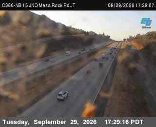 I-15 - (C386) NB 15 : JNO Mesa Rock Rd_T