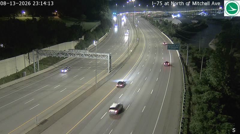I-75 at North of Mitchell Ave