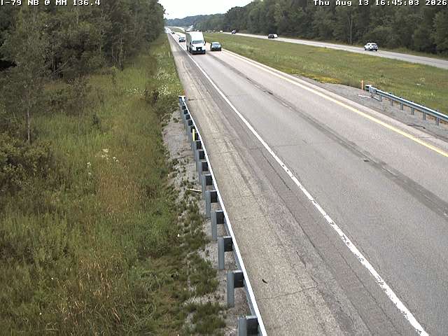 I-79 N/B MM 136.4 @ Crawford / Mercer Co Line