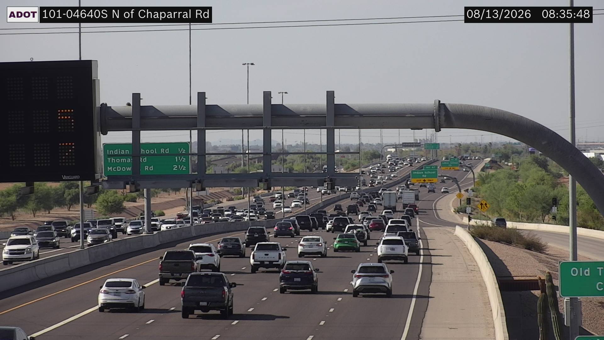 SR-101 - SR-101 @N of Chaparral Rd