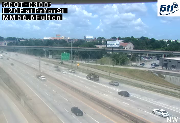 GDOT-0300: I-20 E at PryorSt MM 56.8 (Fulton)