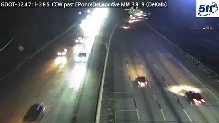 GDOT-0247: I-285 CCW past EPonceDeLeonAve MM 38.9 (DeKalb)
